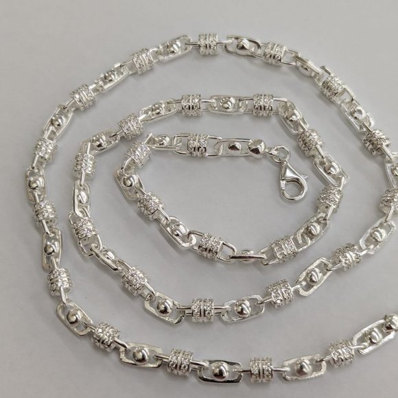 925 sterling silver fancy chain